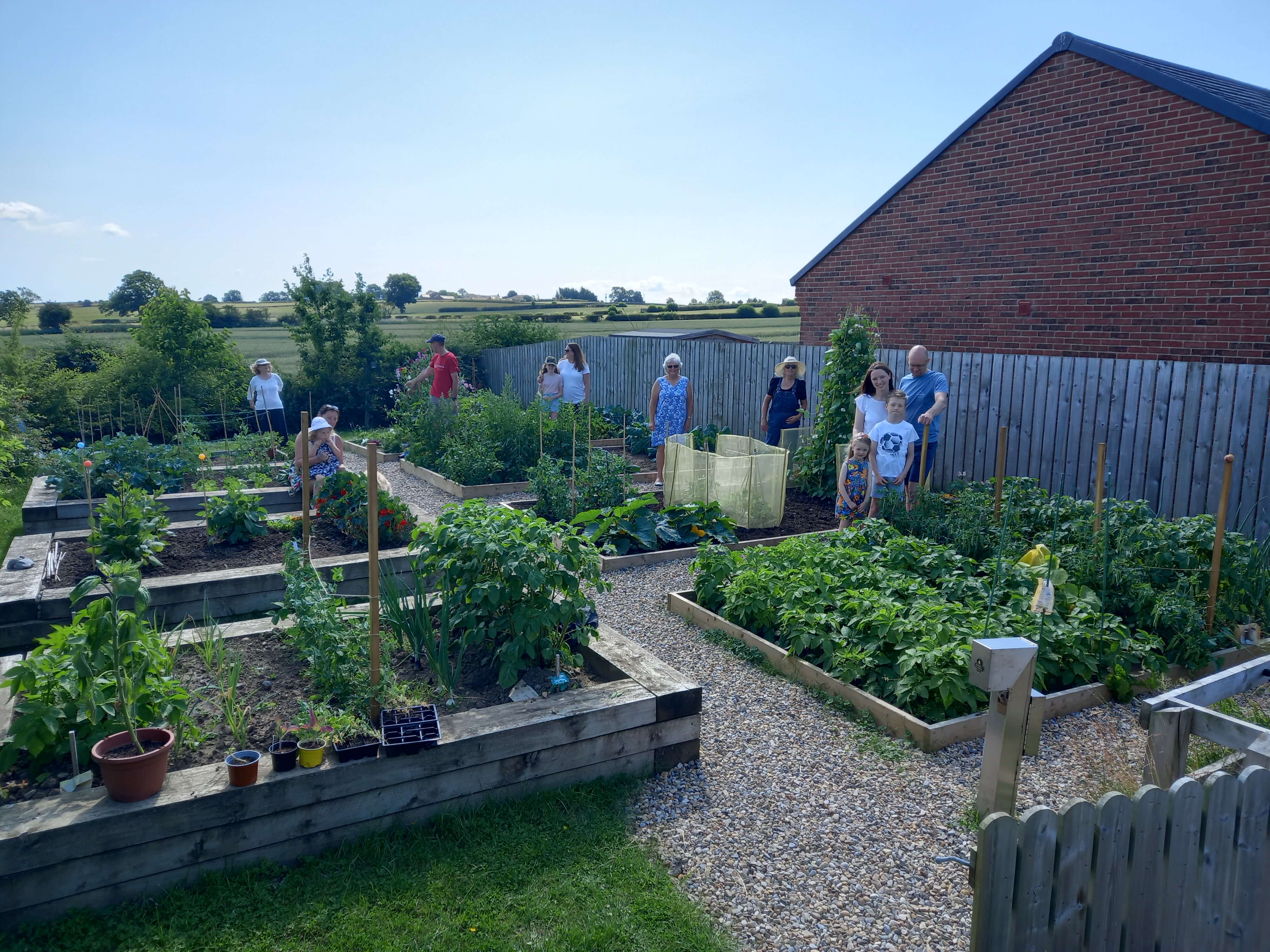 5 New Beds for Garden Plot at Castle Vale