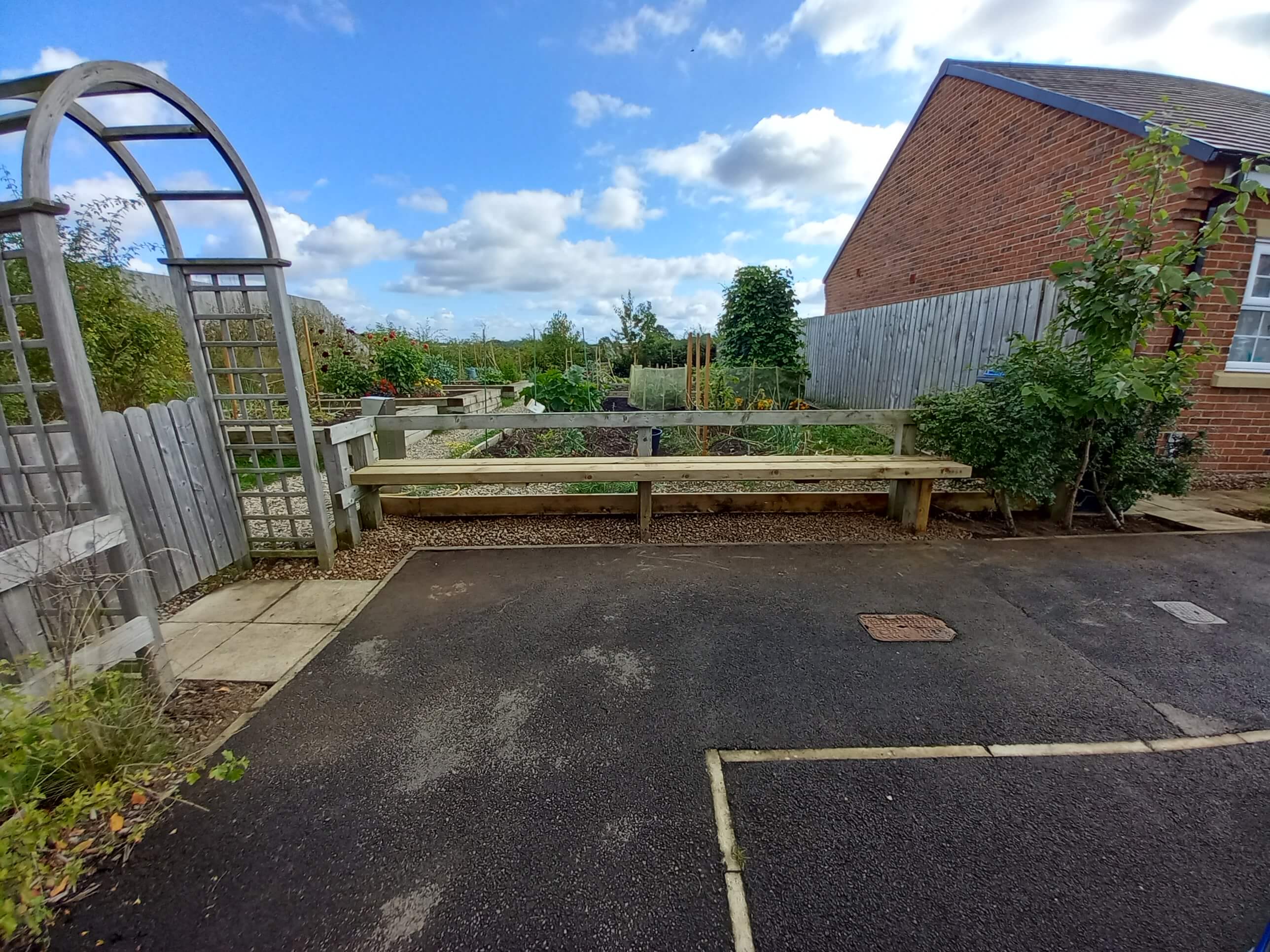 5 New Beds for Garden Plot at Castle Vale