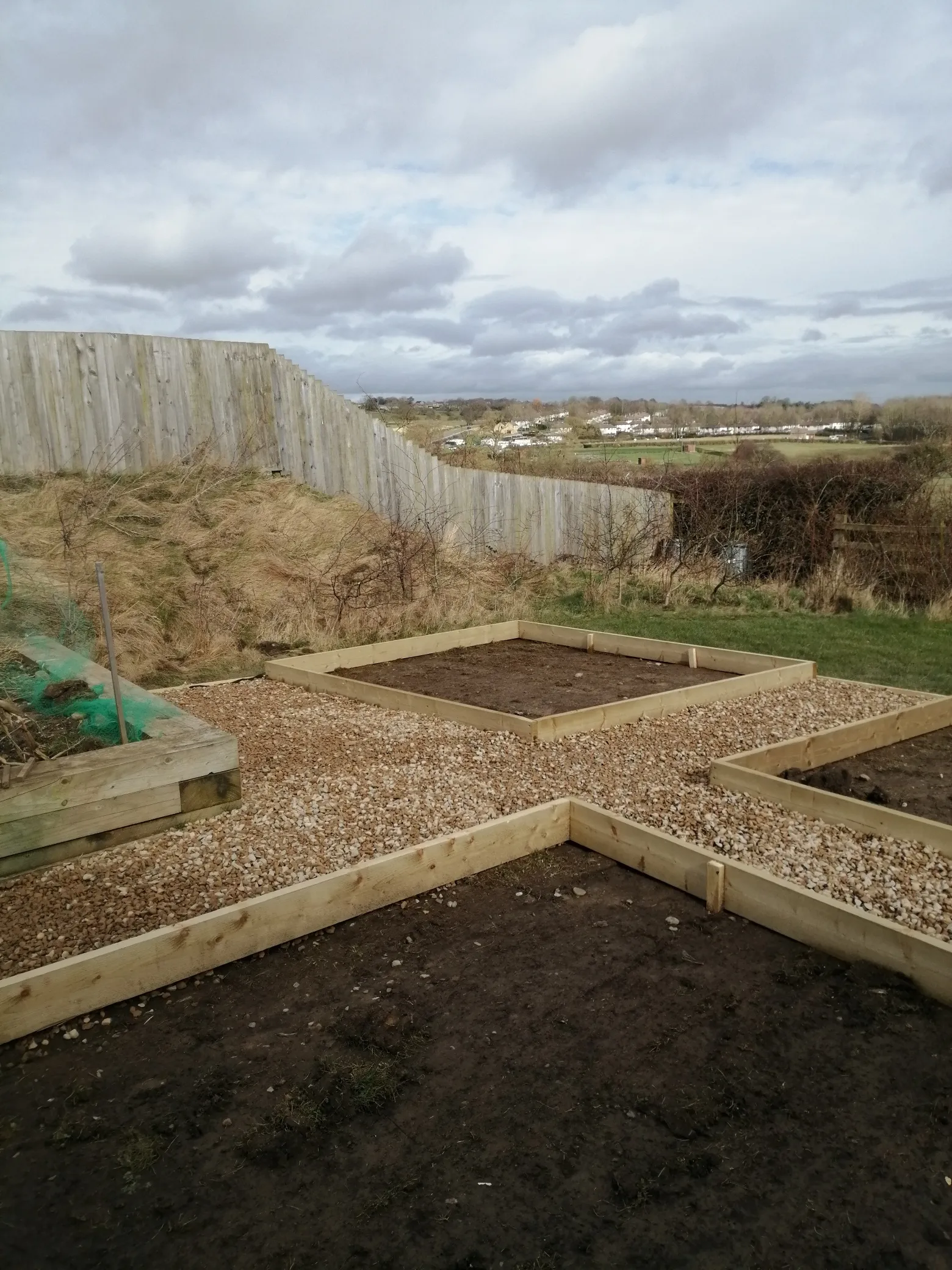 New Beds for Garden Plot at Castle Vale