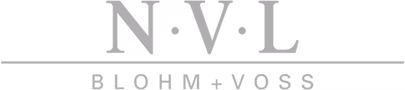 NVL stylized text logo with horizontal lines above and below the letters. NVL logo