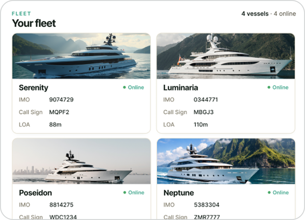 Dashboard showing 12 certs (+25), 8 crew docs (-18), 24 risks (-18), with overdue STCW expiry and upcoming SMS review.