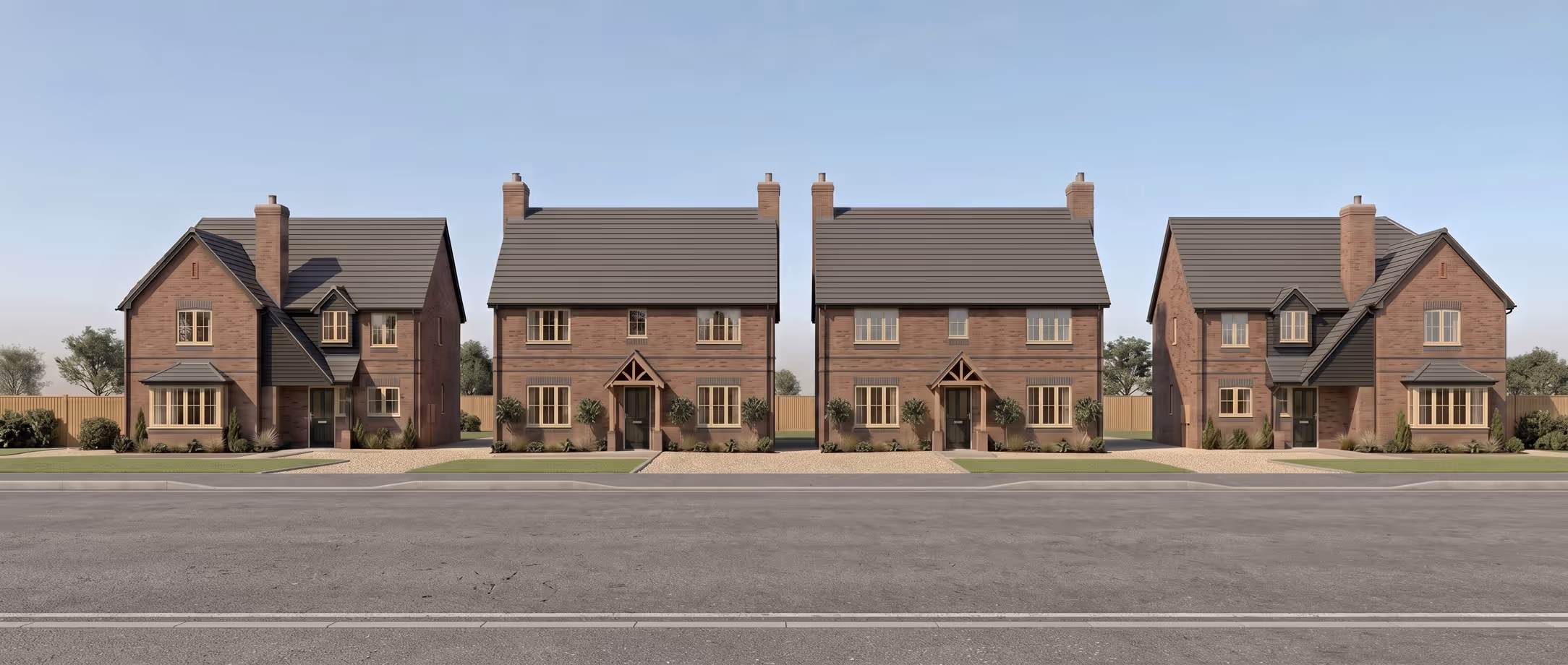 Bredon View new build development pershore