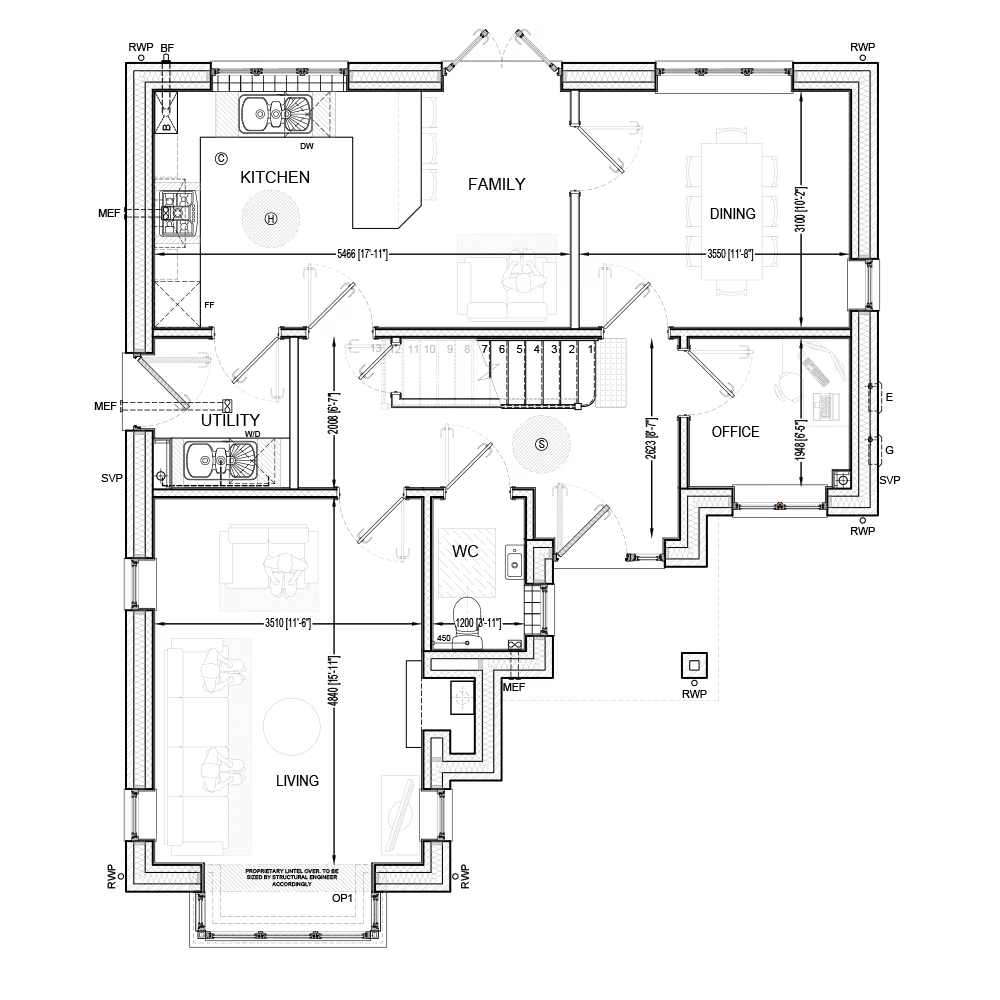 Plot 1 found floor floorplan