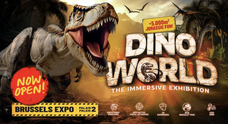 Affiche DINO WORLD Brussels Expo Palais 2