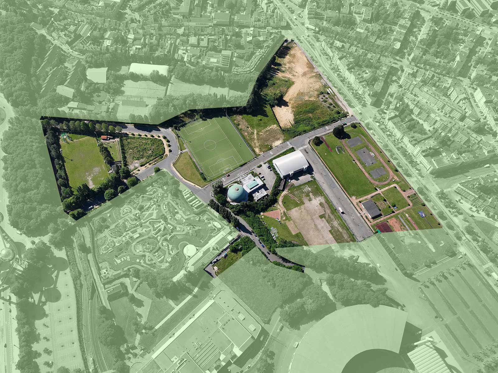 NEO Site Parc des sports - Vue aérienne