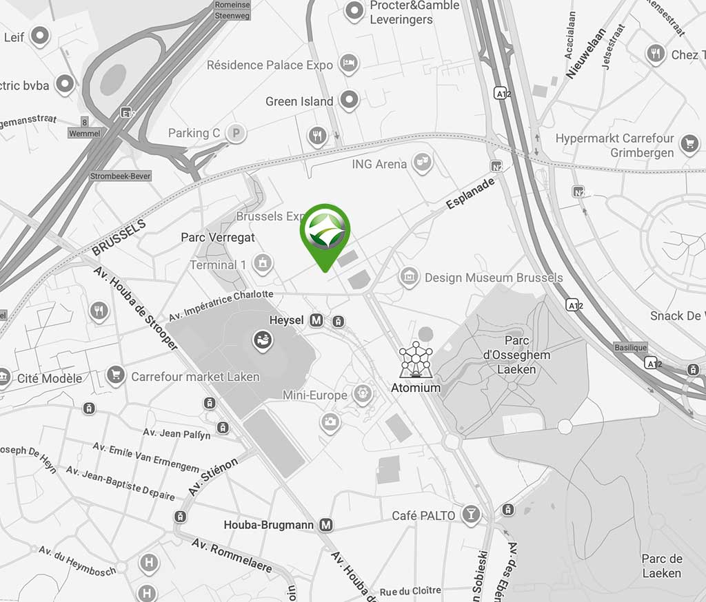 carte du Plateau du Heysel