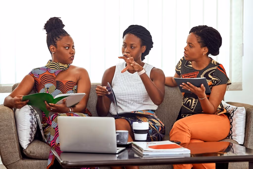 Women Talking To Each Other about peer-to-peer loans