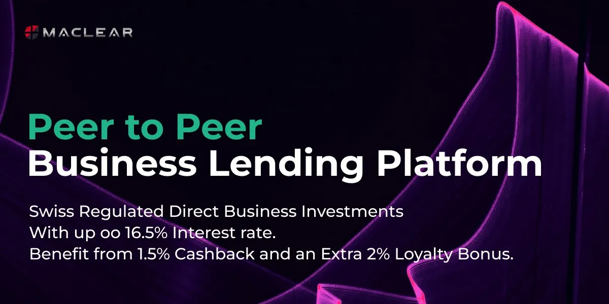 Peer to Peer Business Lending Platform banner.