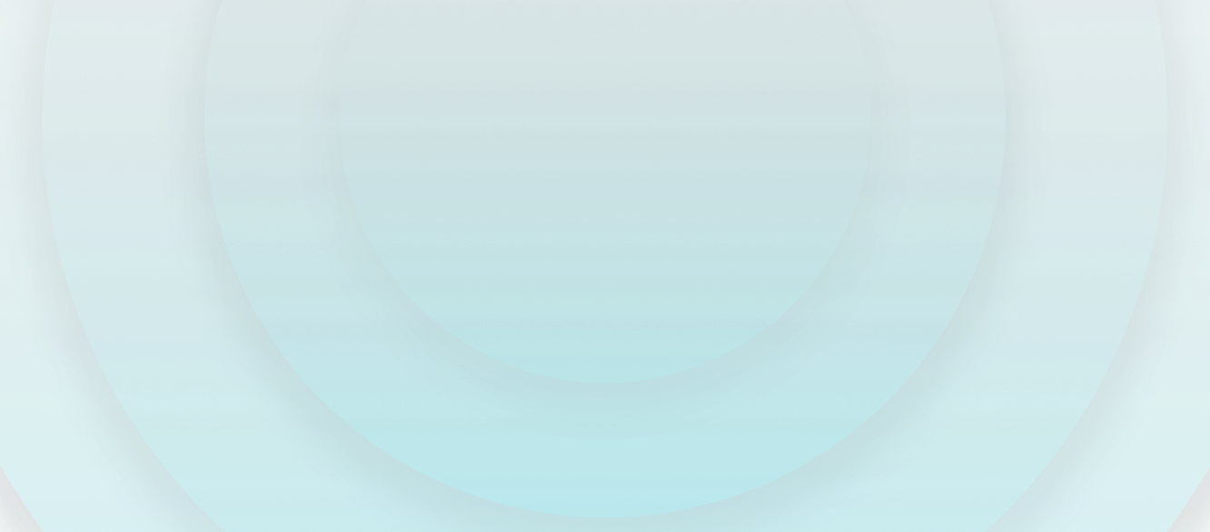 Abstract teal background with overlapping translucent circular shapes in varying shades.