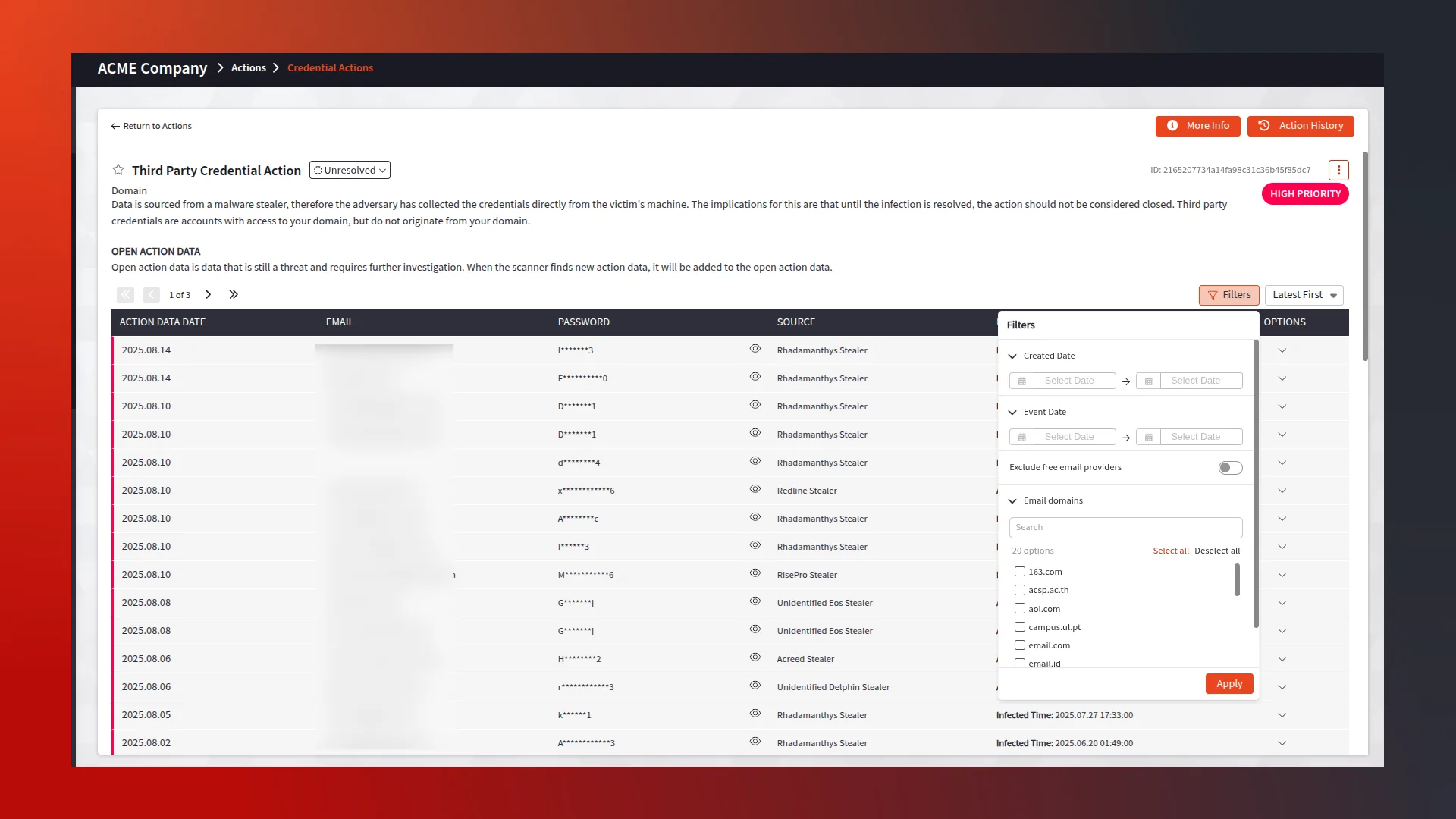New DarkIQ workflow filtering and export enhancements