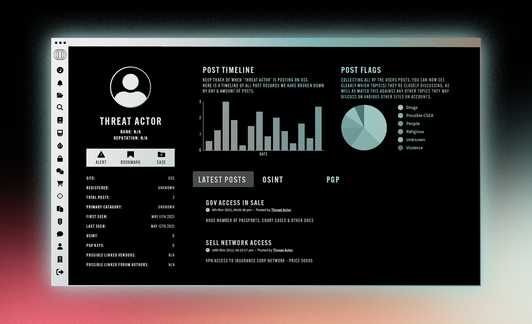 Cerberus optimized for enterprise investigation teams