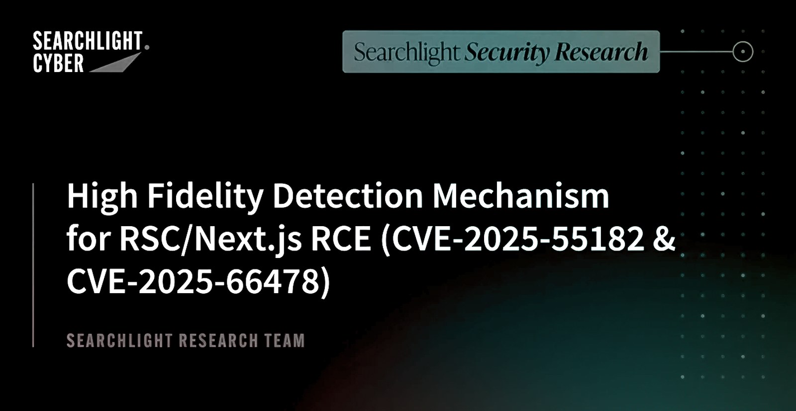 New offensive security research: Remote Code Execution (RCE) vulnerability in Next.js