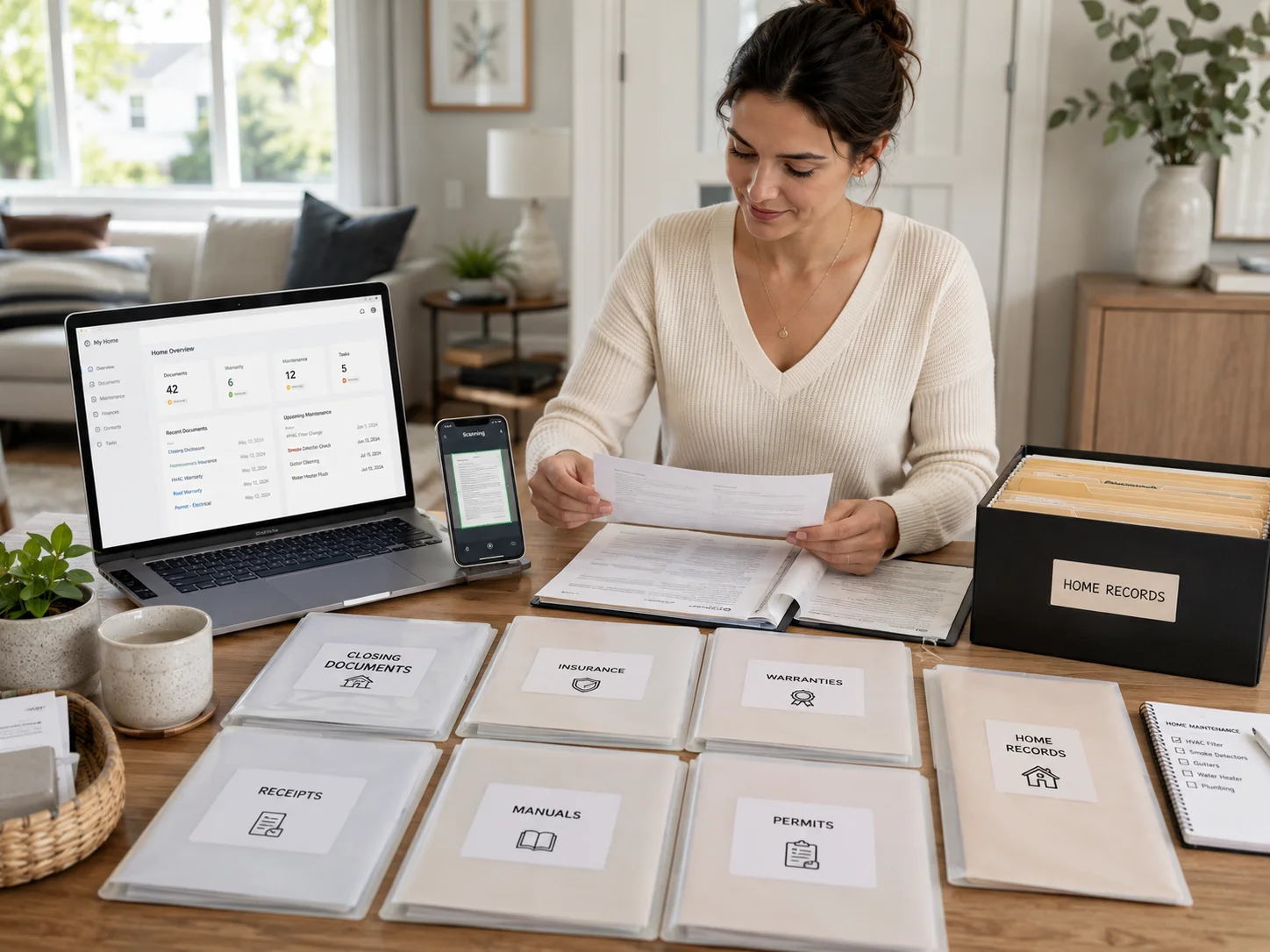 Organize Every Document Your Home Will Ever Need