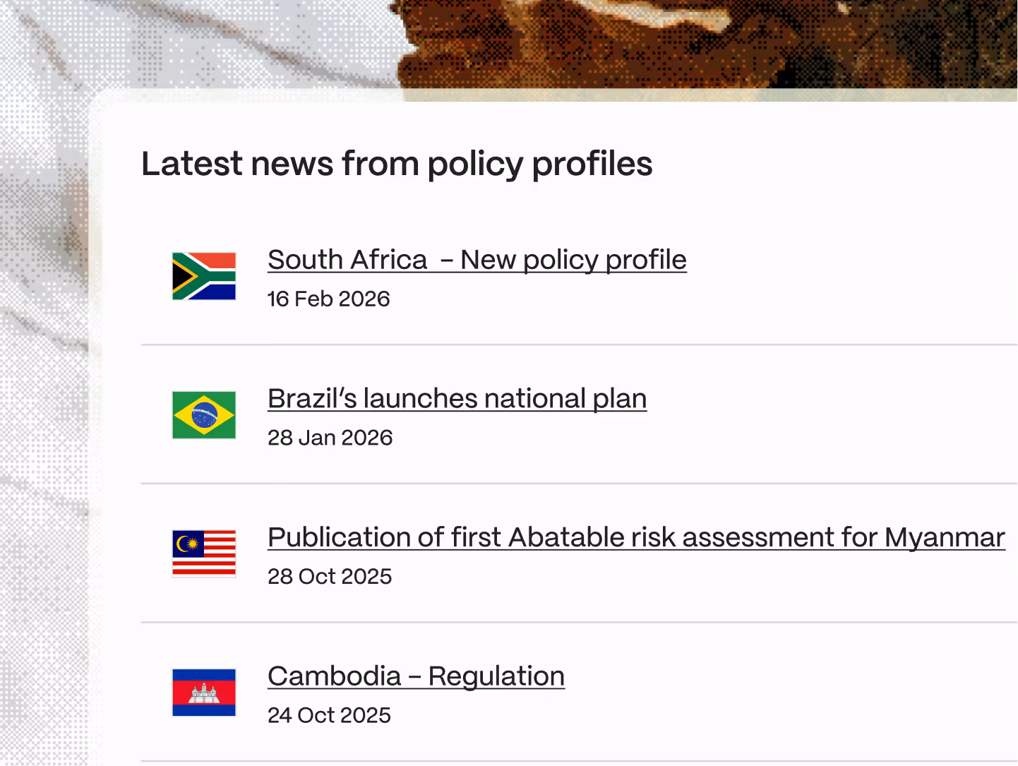 Abatable market intelligence insights dashboard with carbon credit data, filters, and analysis tools.