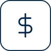 Dollar sign icon