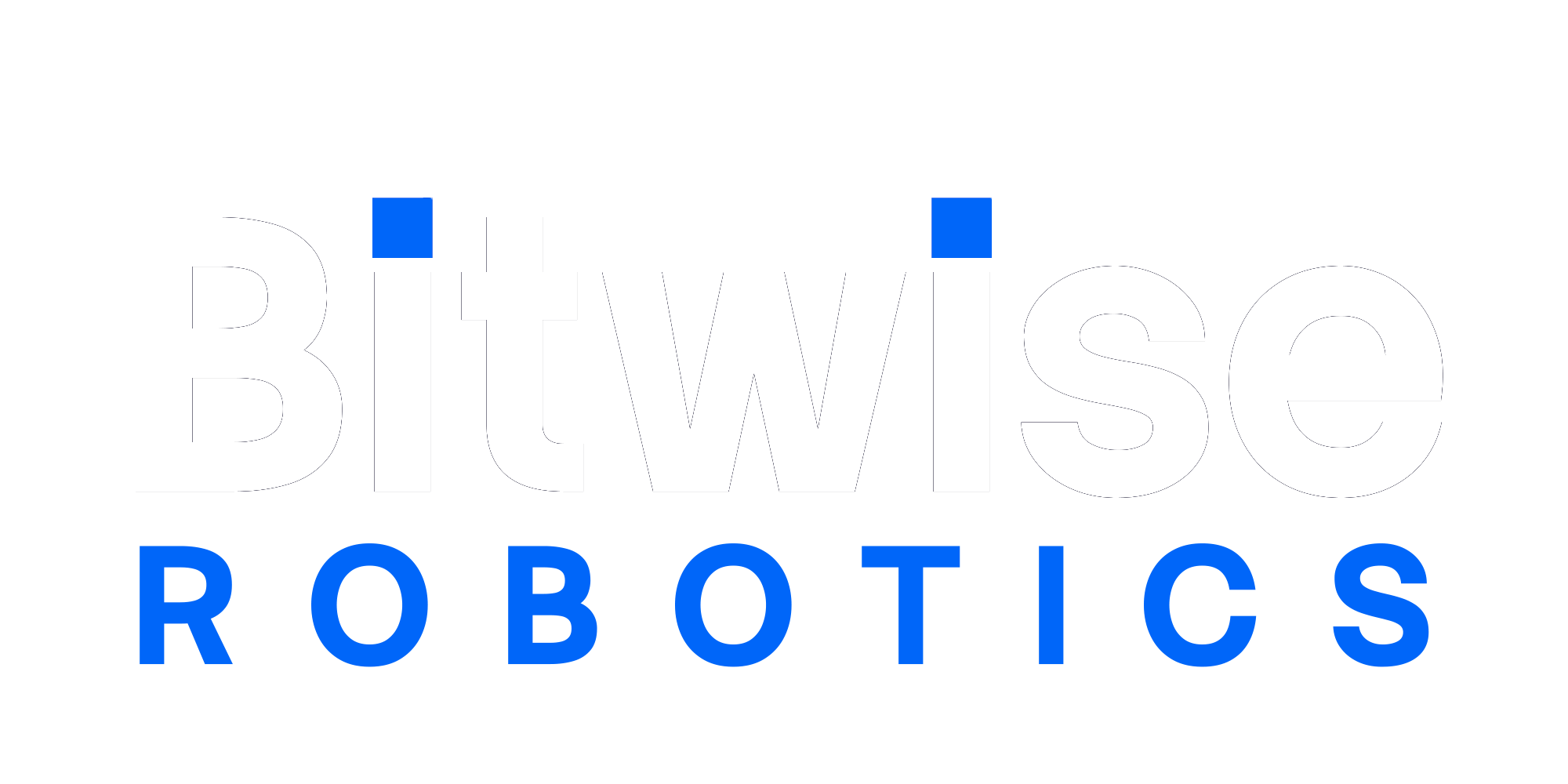 Logo Bitwise Robotics Białe