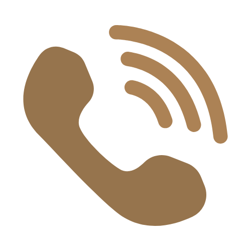 Brown Phone icon