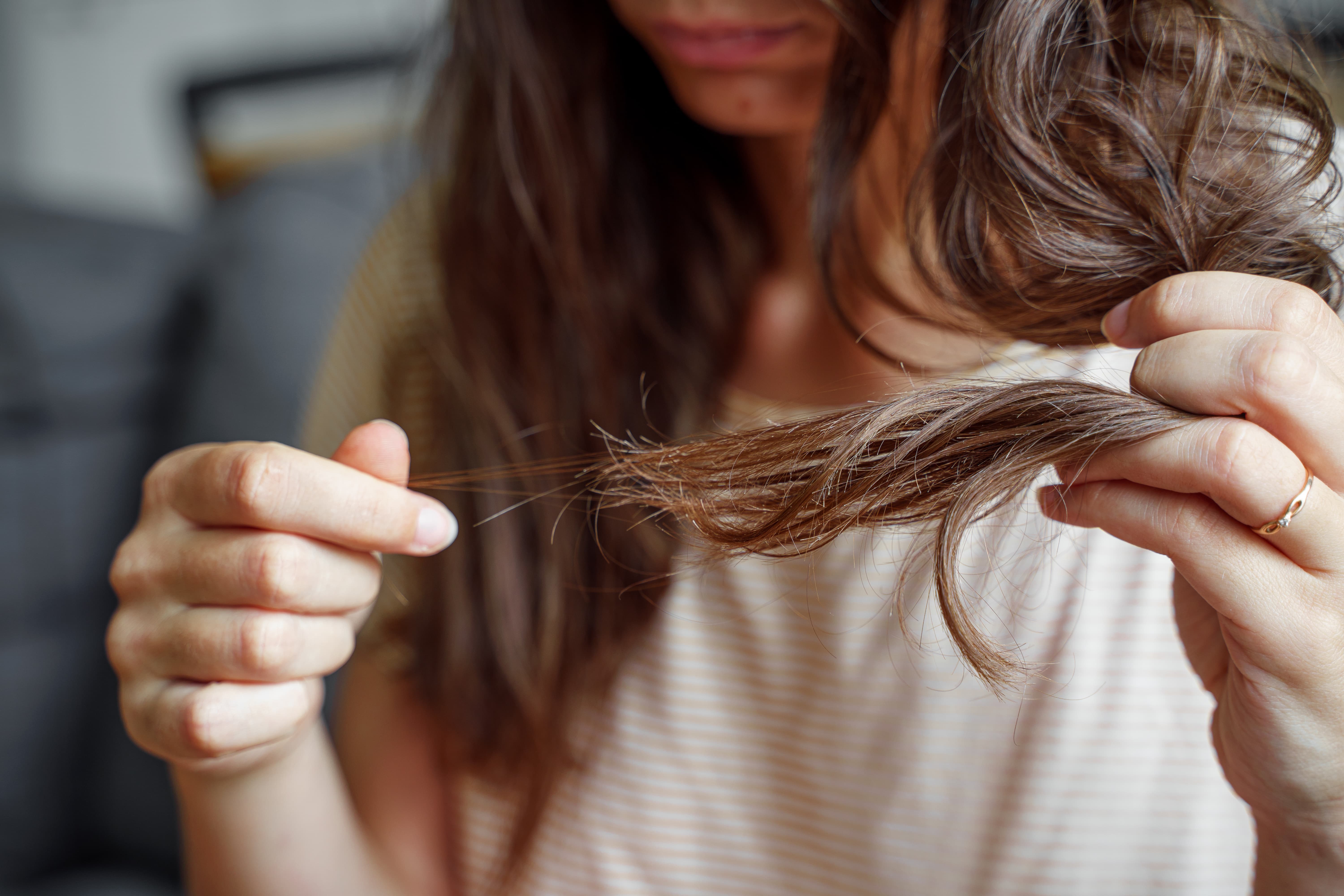 Close view of scalp and hair health supported by TED hair restoration at Healthy Living Medical
