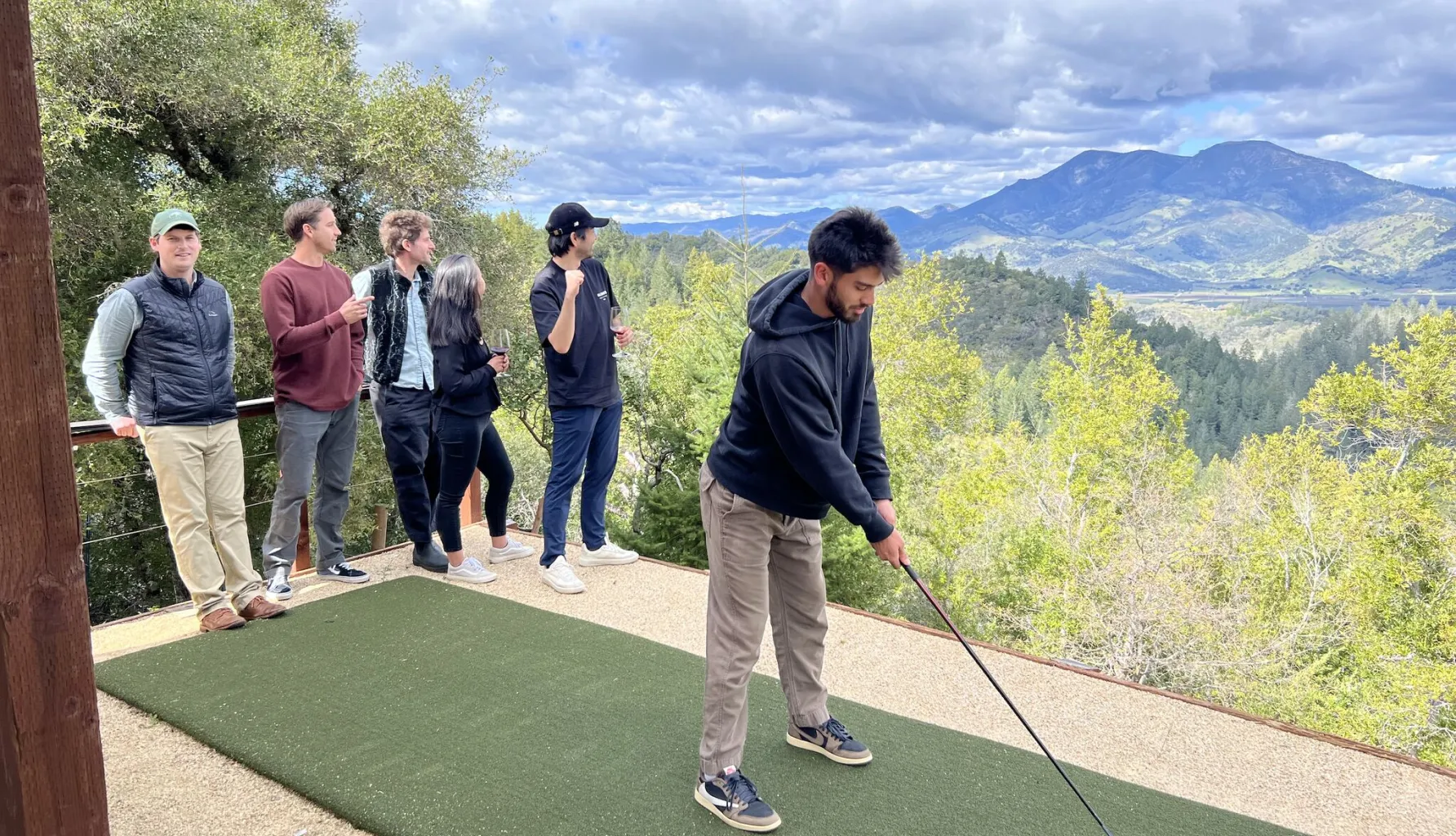 Numeral team at a company offsite