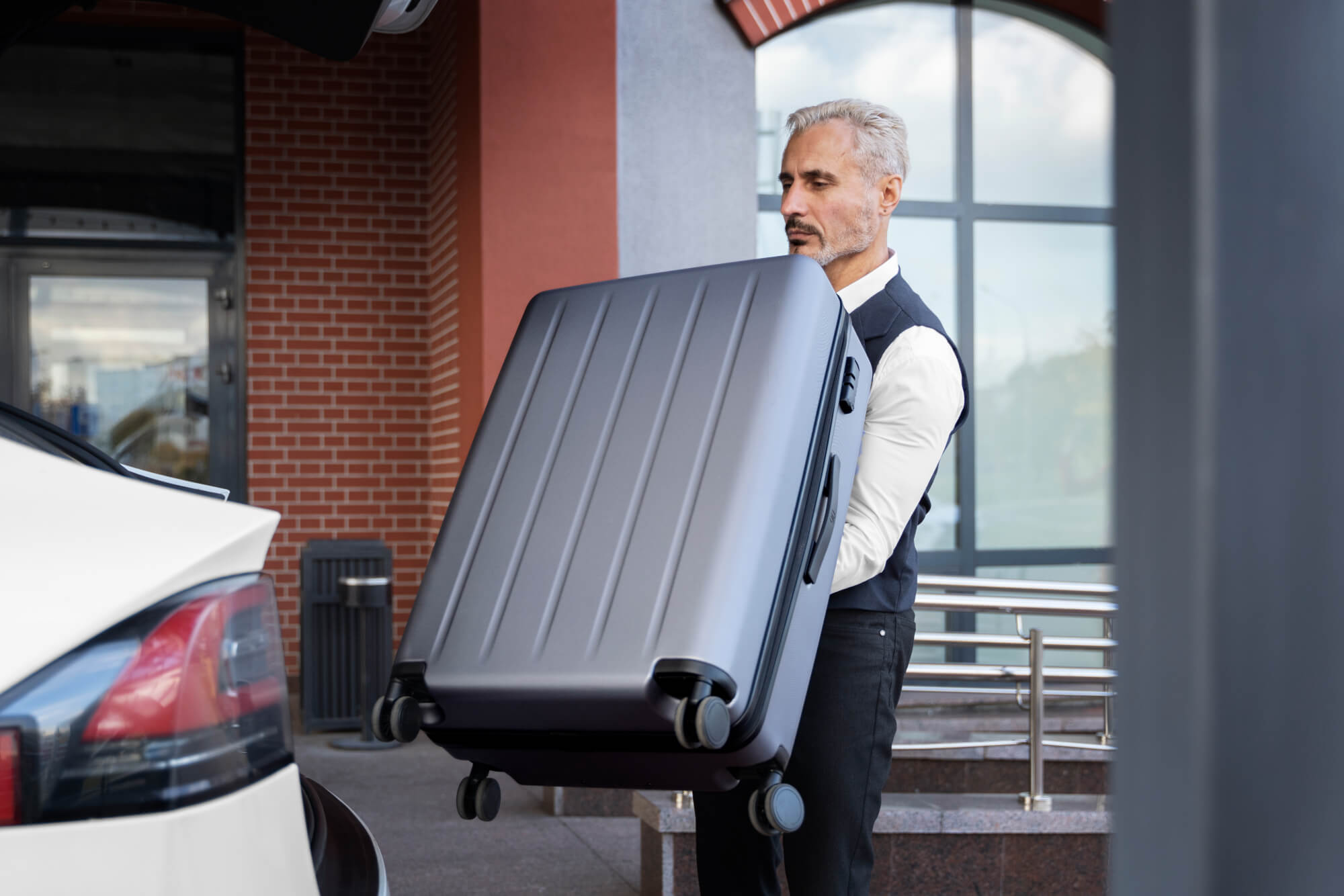 Flughafentransfer mit Limousine und Chauffeur