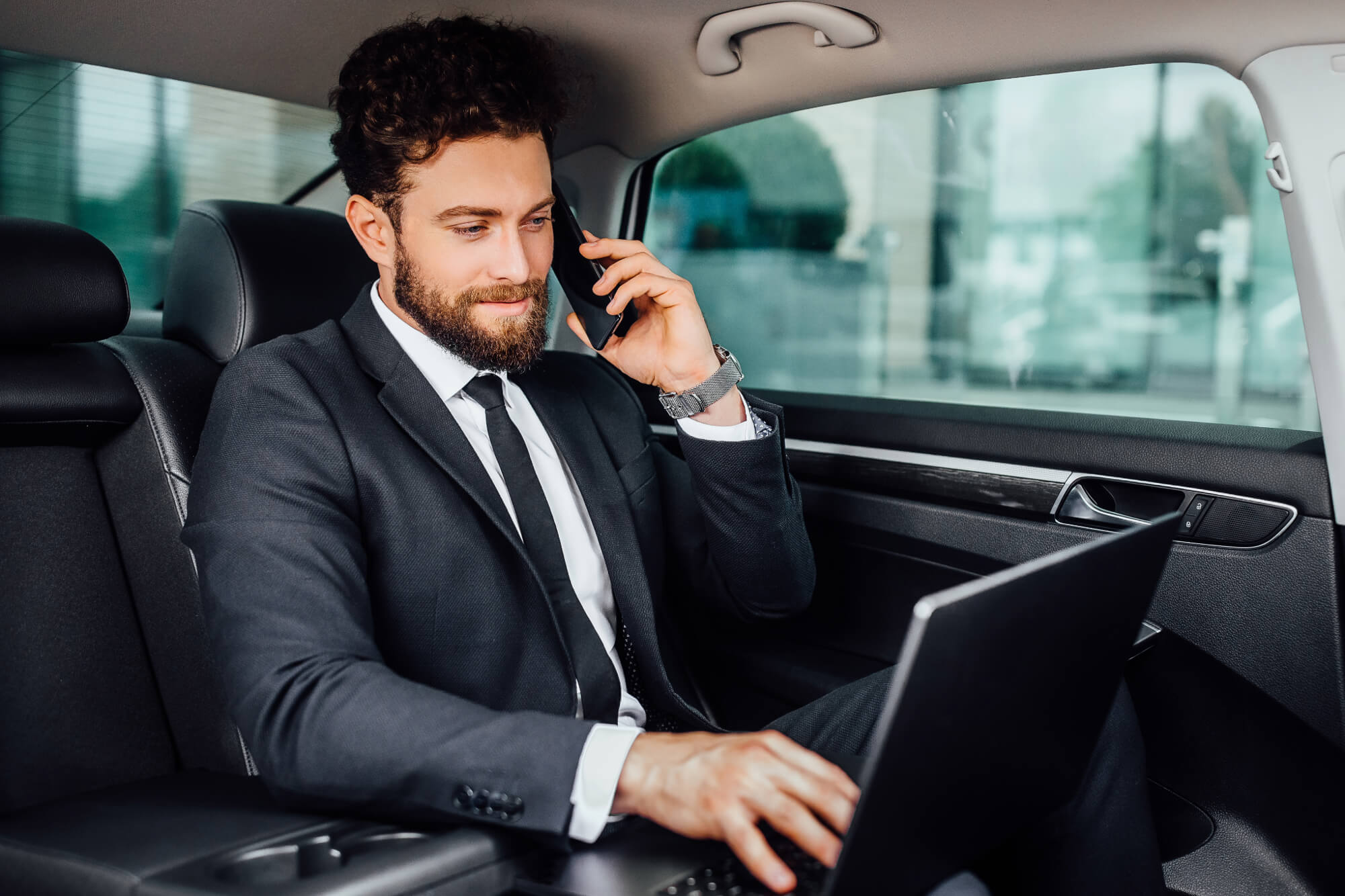 Geschäftsreise mit Chauffeur