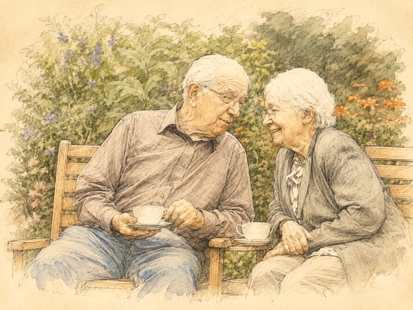 Two old people
