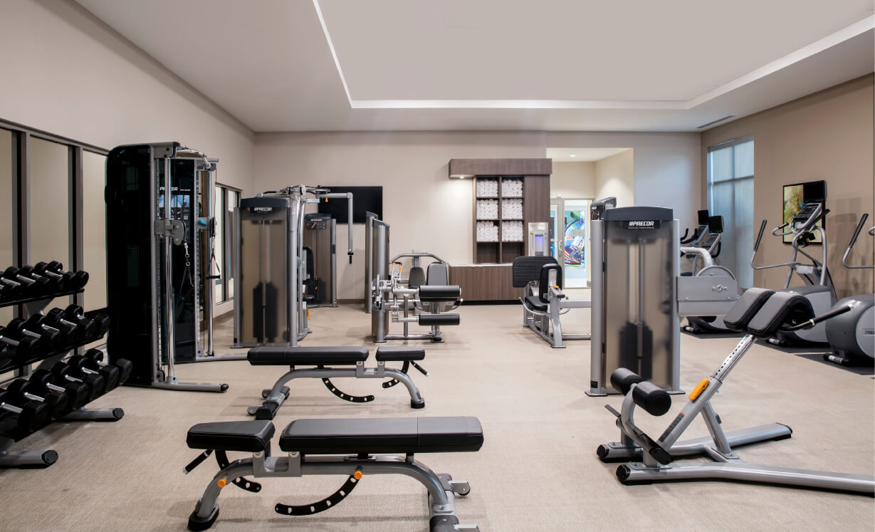 fitness area