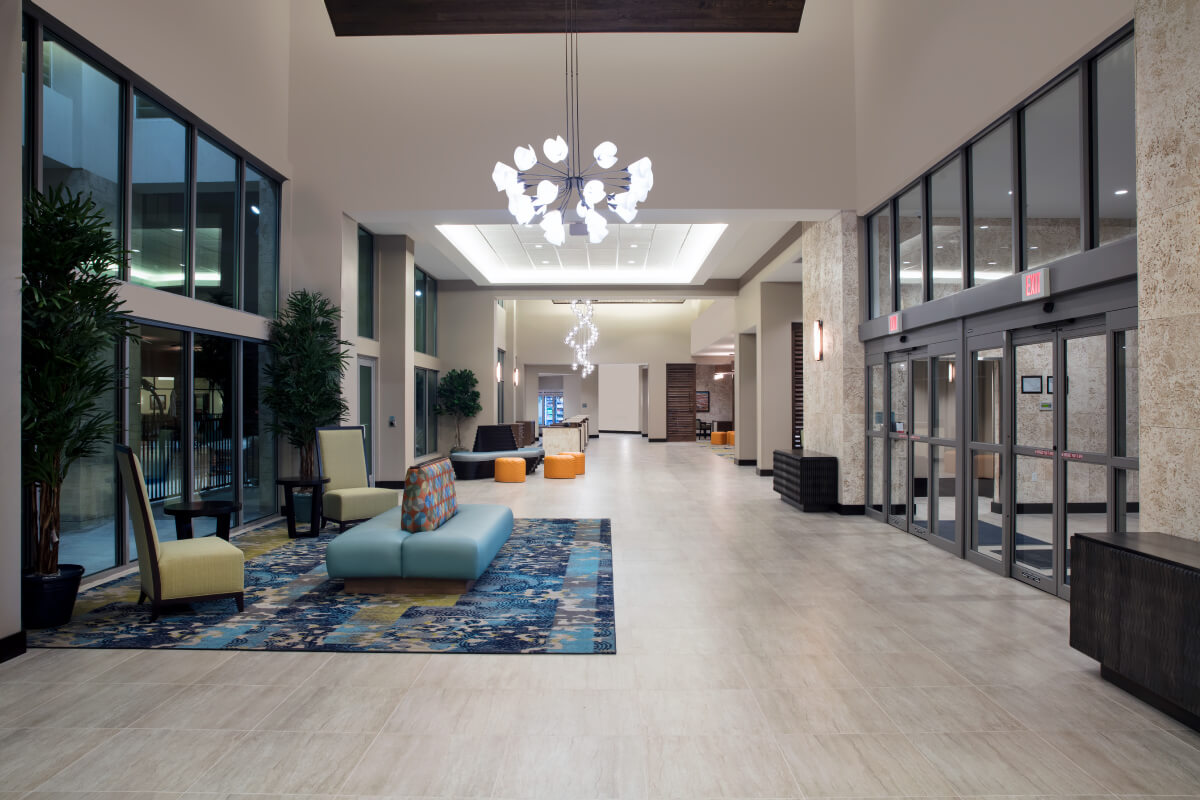 lobby area