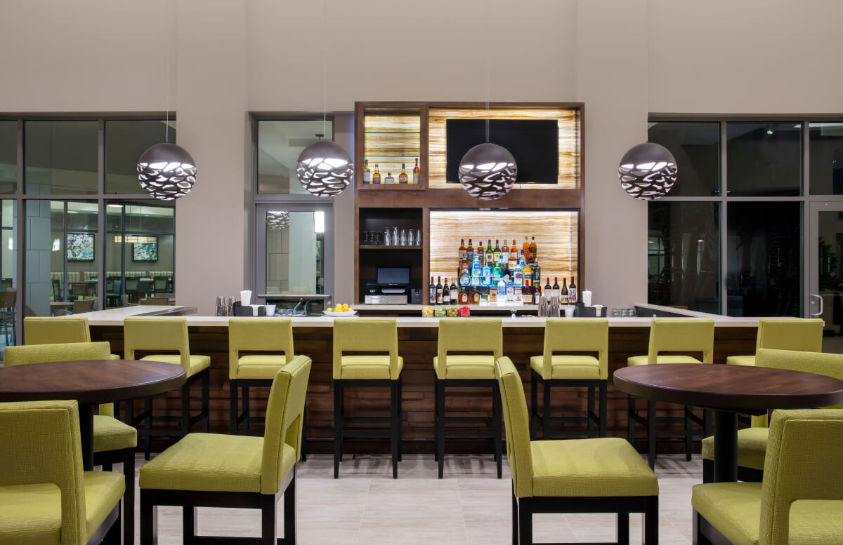 lobby bar seating area