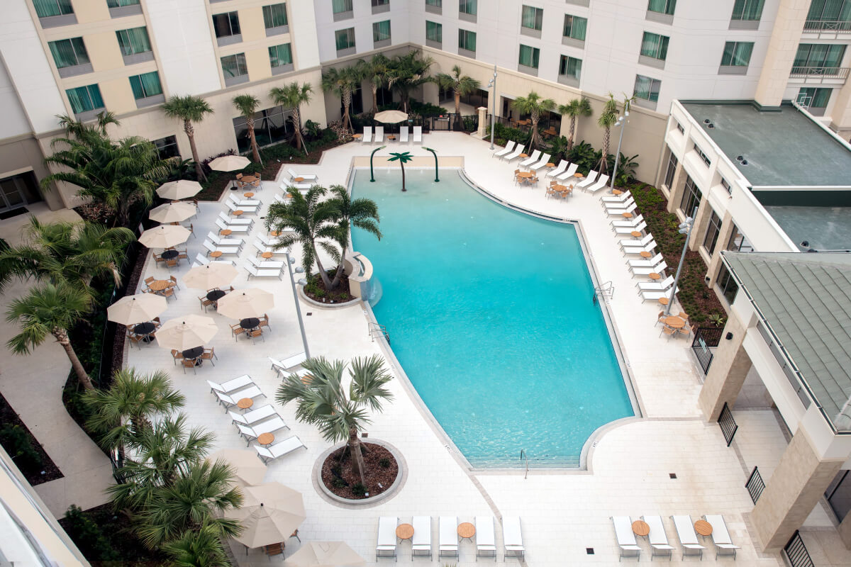 view of outdoor pool area