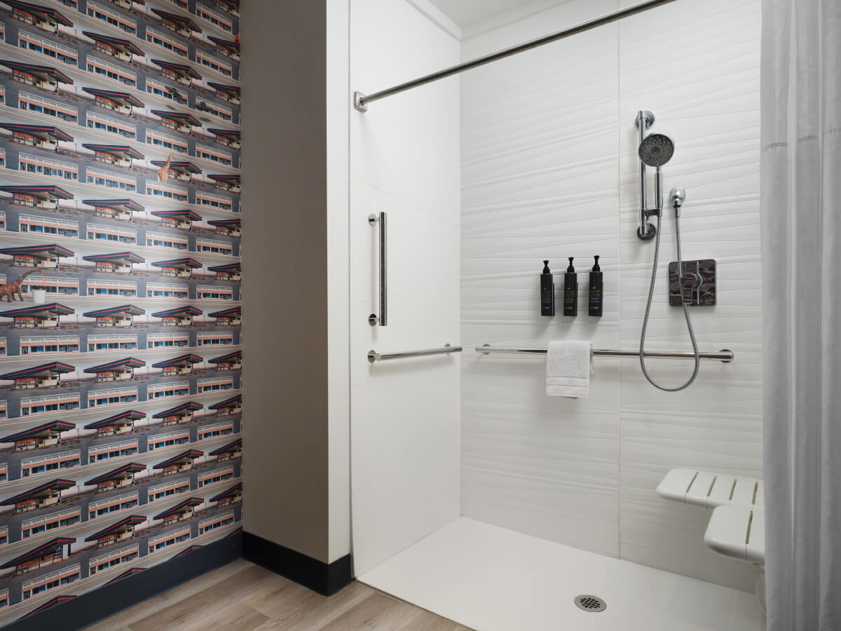 ada bathroom area