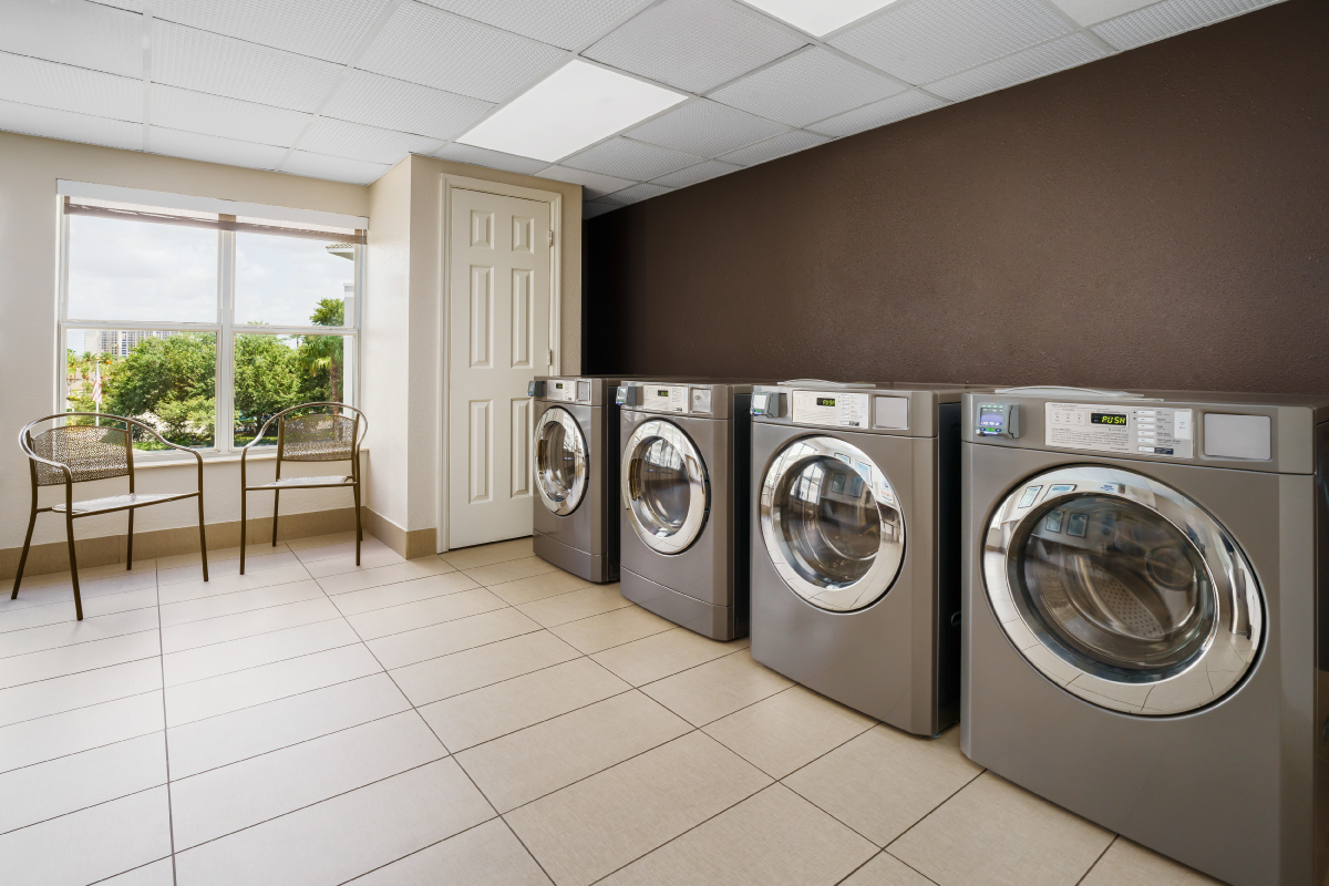 hotel laundry room