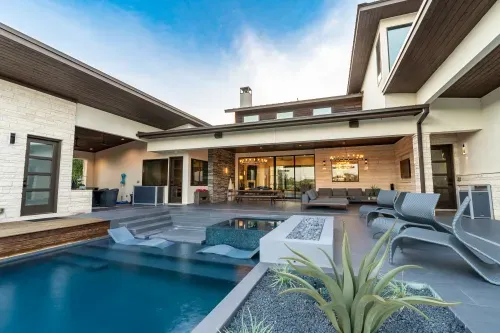 Pool, spa and covered outdoor living