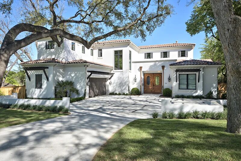 Custom home exterior