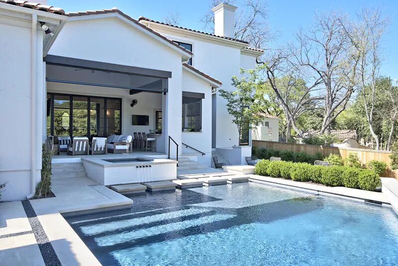Custom home exterior