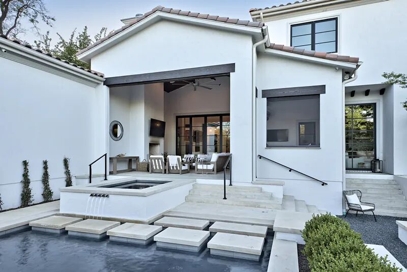 Custom home exterior