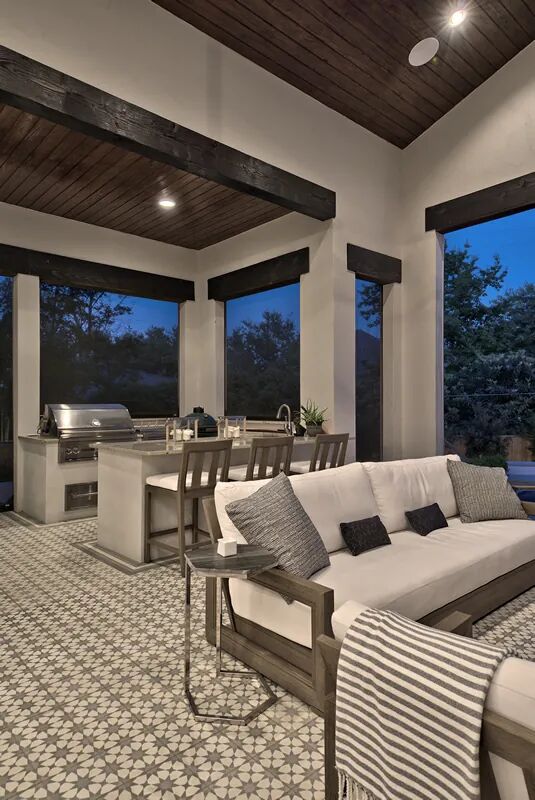 Custom home exterior