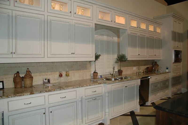 Painted cabinets