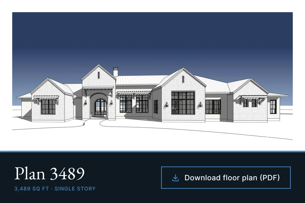 Plan 3489 — 3,489 sq ft floor plan