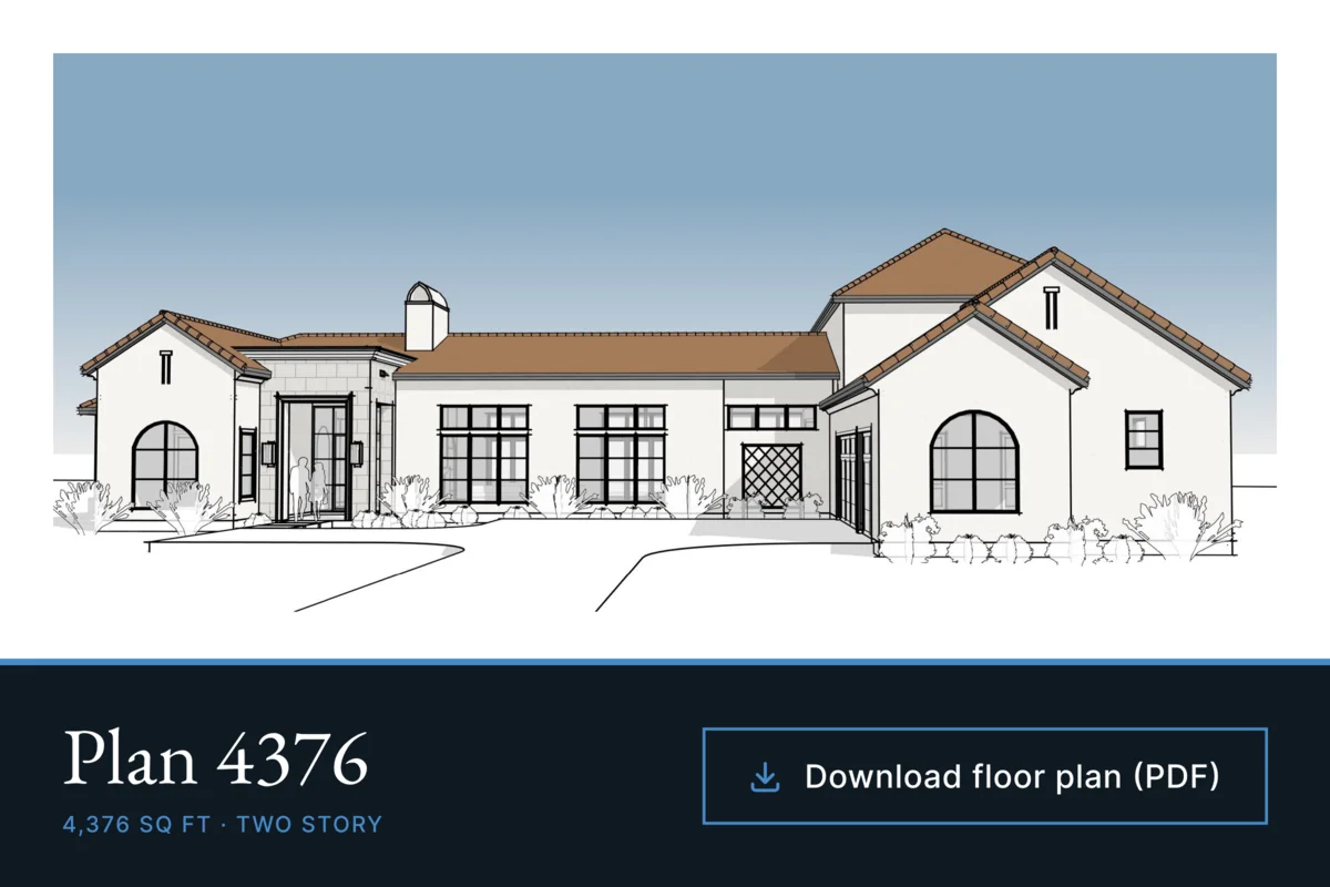 Plan 4376 — 4,376 sq ft floor plan