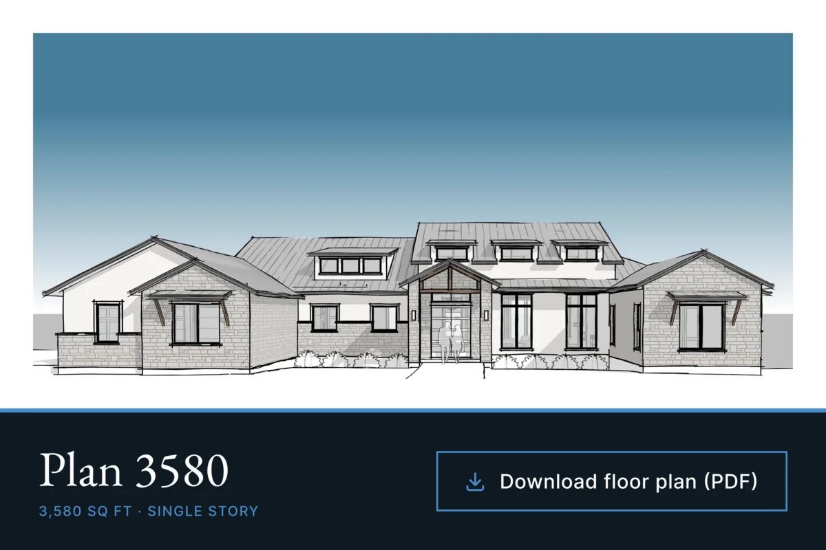 Plan 3580 — 3,580 sq ft floor plan
