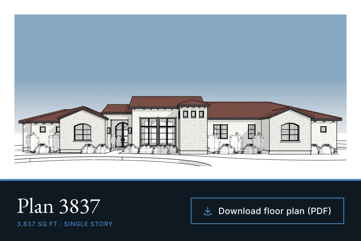 Plan 3837 — 3,837 sq ft floor plan