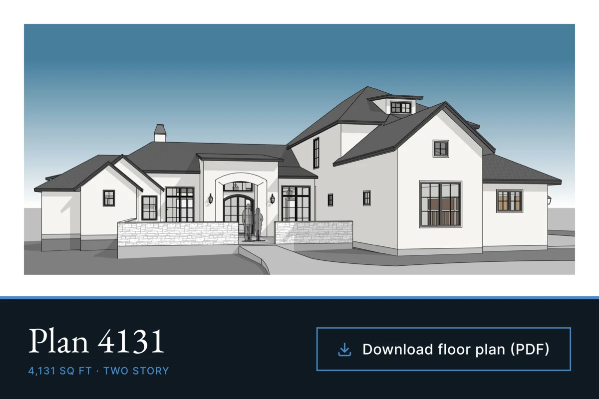 Plan 4131 — 4,131 sq ft floor plan