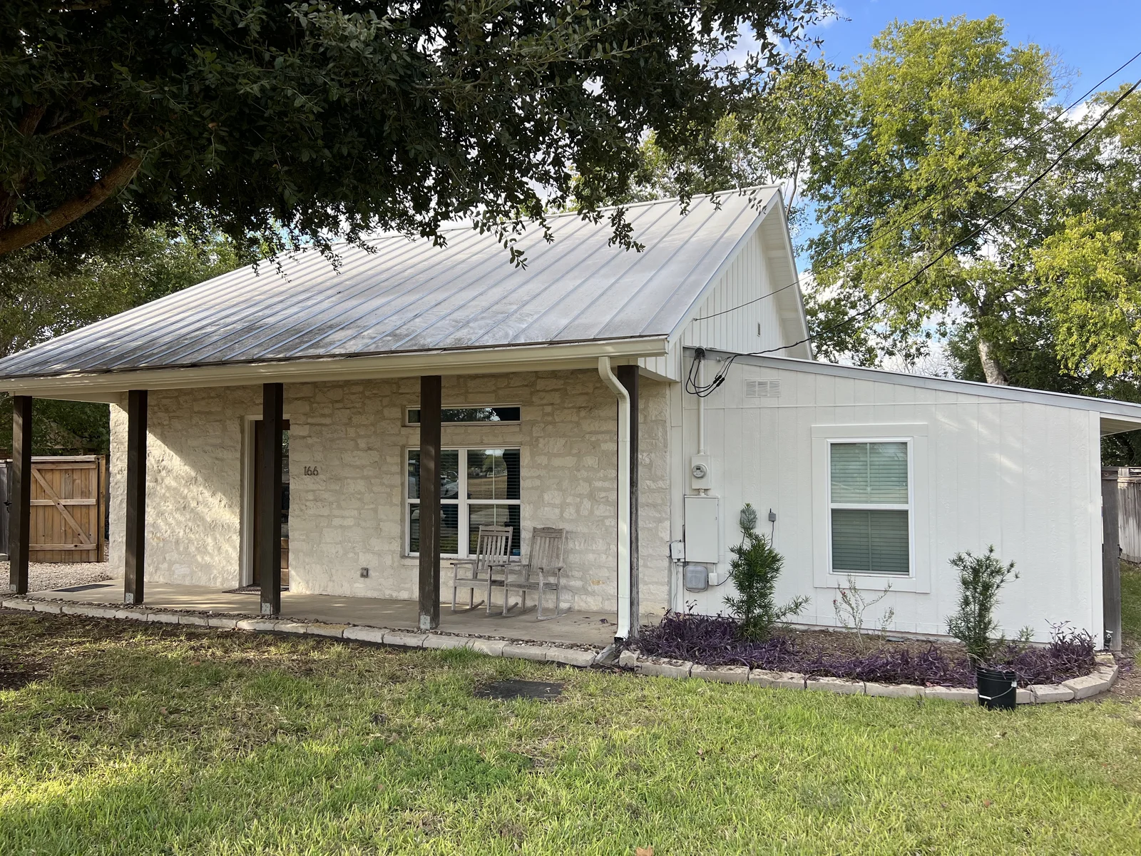 Front exterior — after remodel