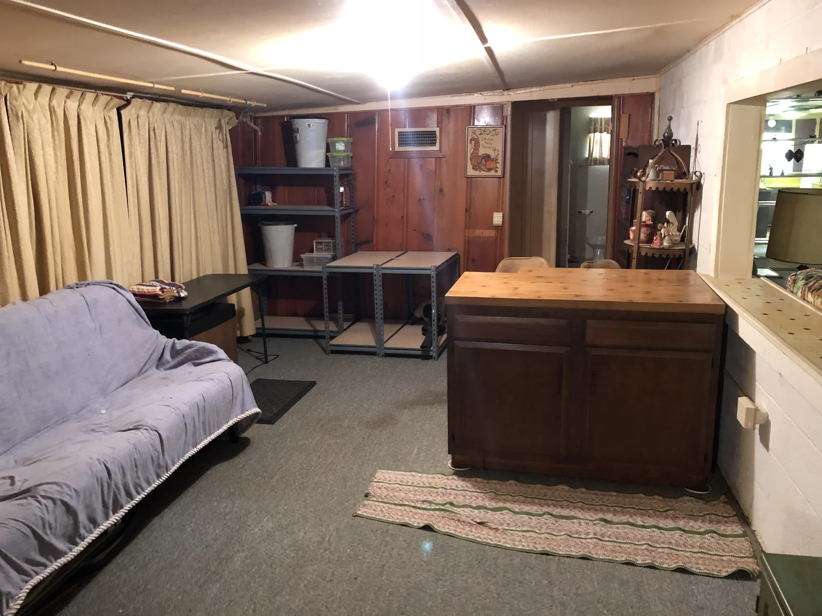 Living room — before remodel