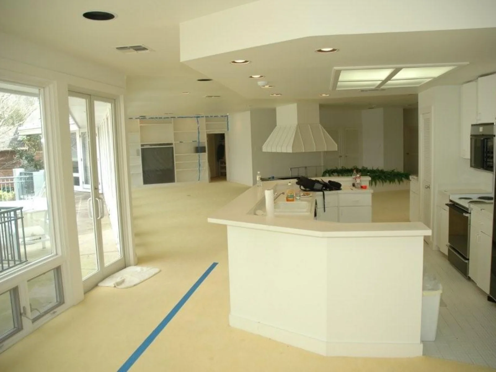 Family room — before remodel
