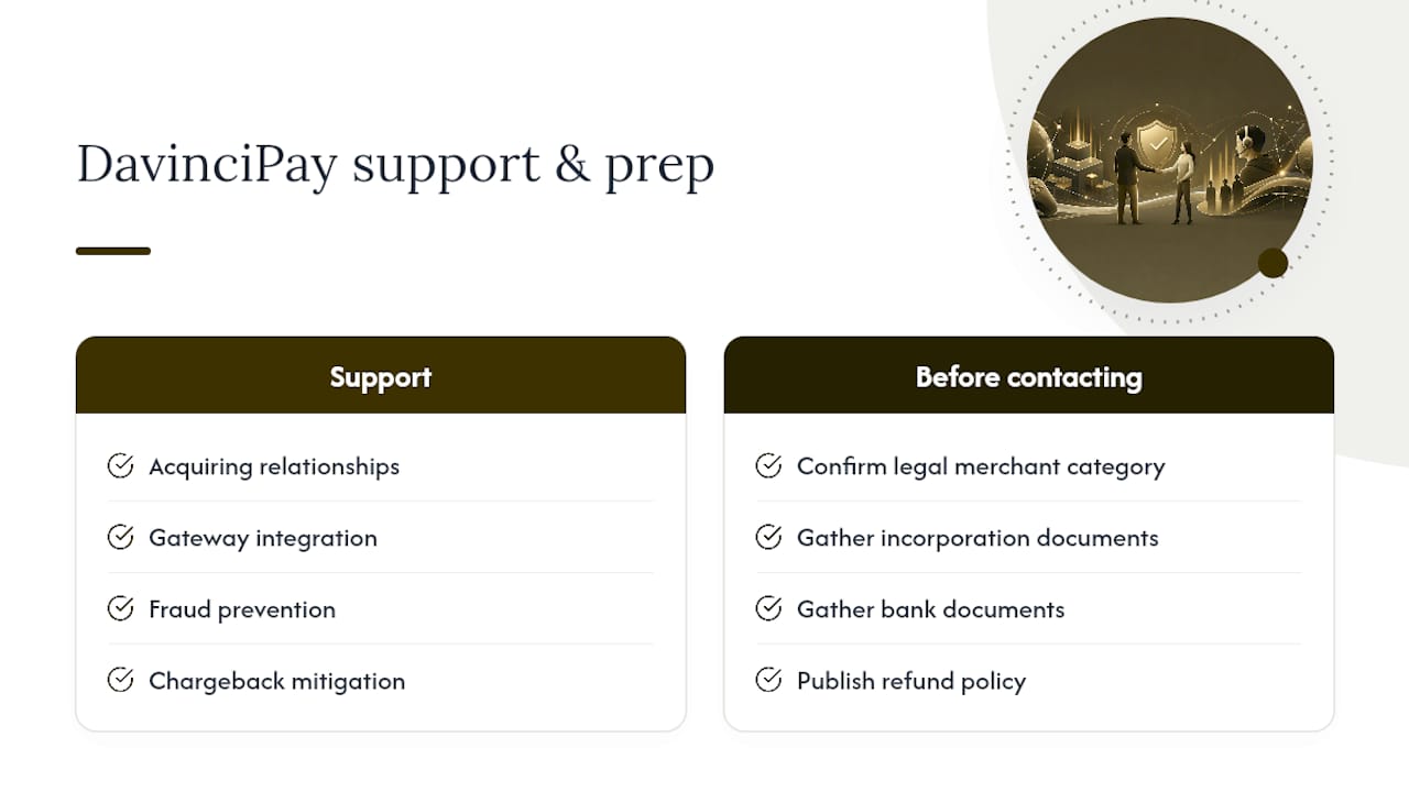 How Does DavinciPay Support Gaming Merchants? — overview diagram