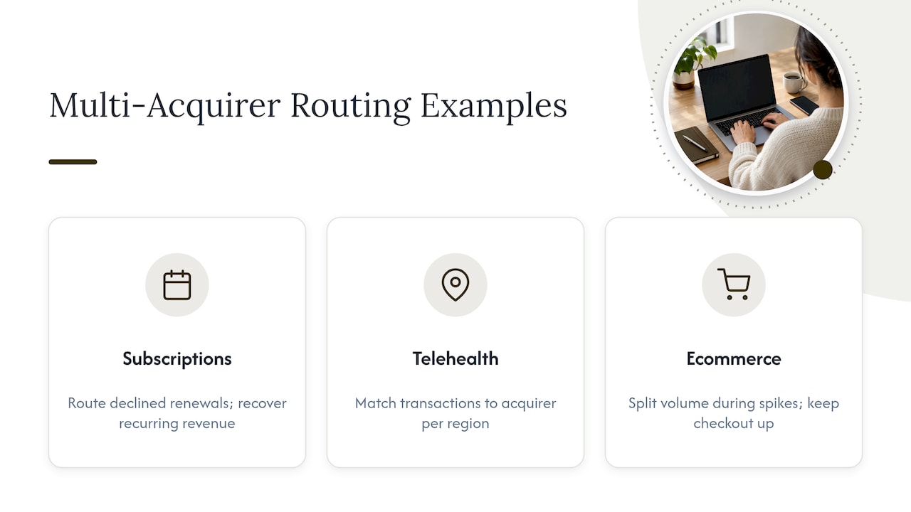What Multi Acquirer Routing Looks Like in Practice — overview diagram