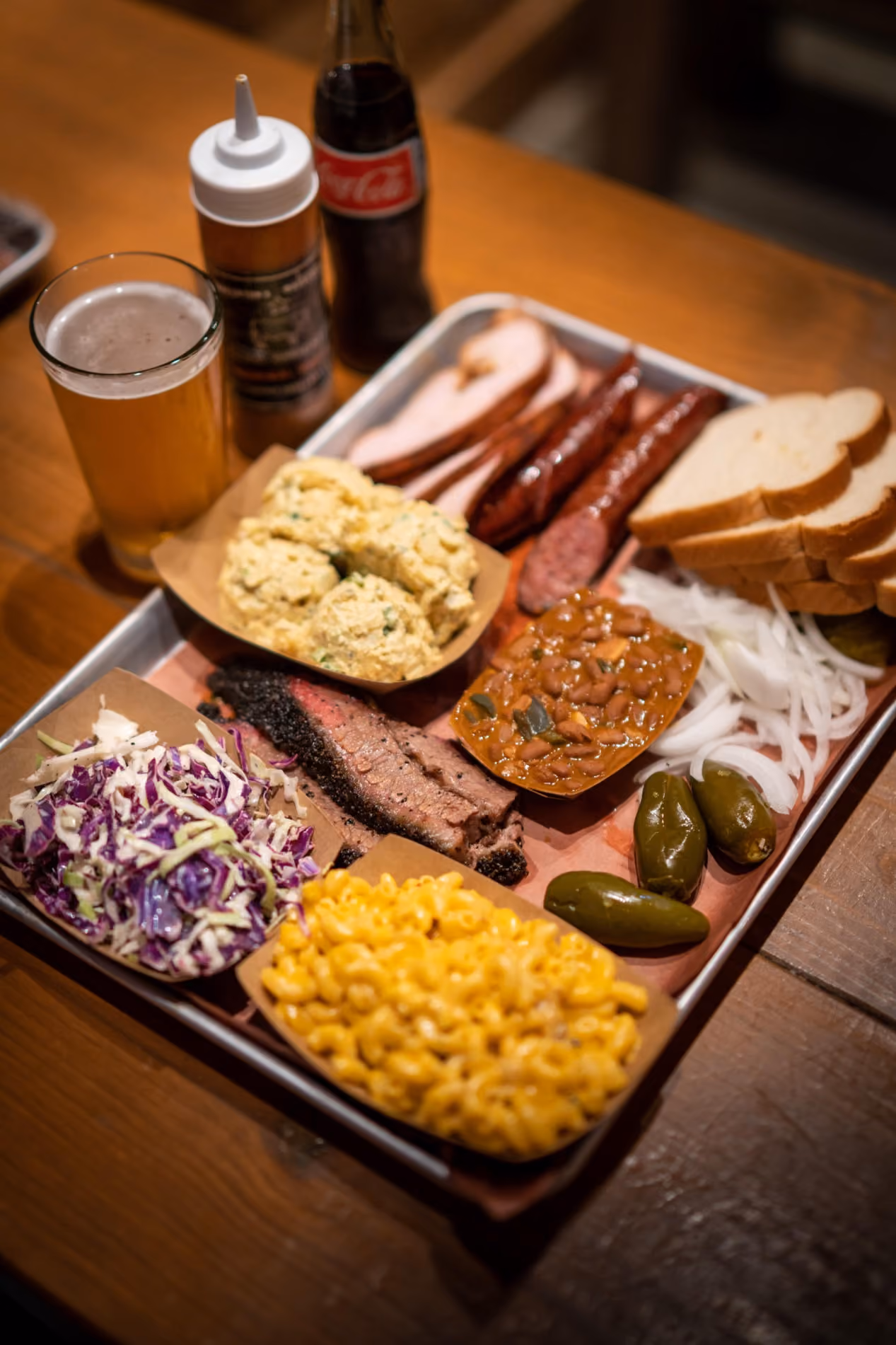 Pinkerton's San Antonio barbecue spread