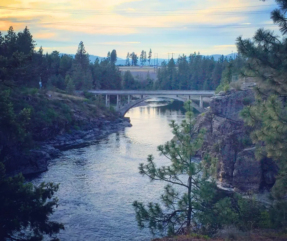 HSL Post Falls senior living near the Spokane River